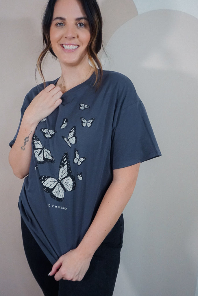 Butterfly Oversized Tee